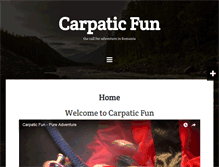 Tablet Screenshot of carpaticfun.com